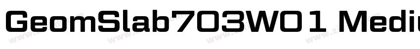GeomSlab703W01 Mediu字体转换 GeomSlab703W01 Mediu字体转换
